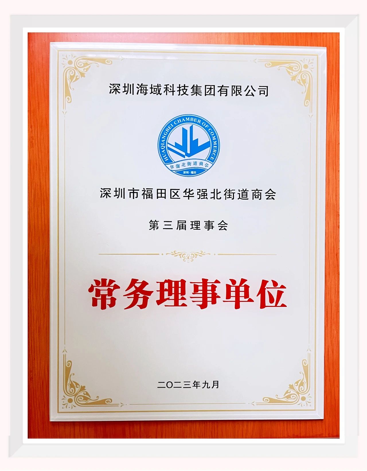 喜讯！海域科技集团成为深圳华强北街道商会常务理事单位