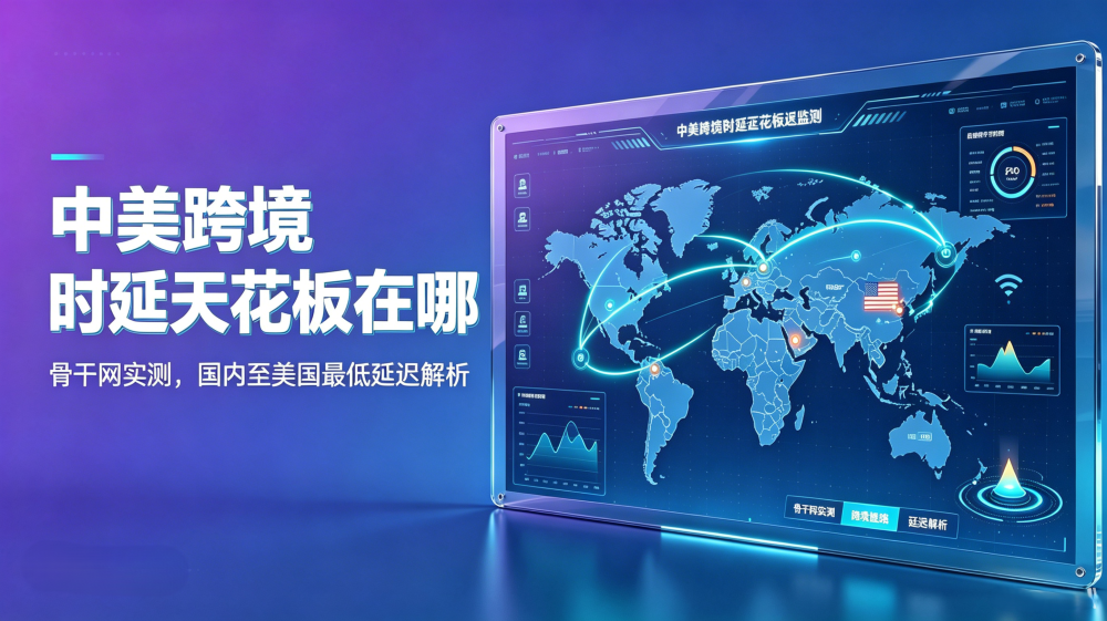 中美跨境时延天花板在哪？骨干网实测，国内至美国最低延迟解析