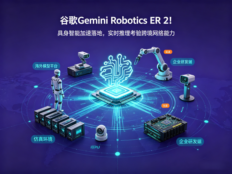 谷歌Gemini Robotics ER 2！具身智能加速落地，实时推理考验跨境网络能力