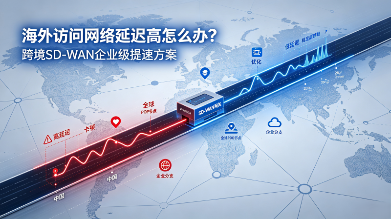 海外访问网络延迟高怎么办？跨国企业跨境访问提速方案